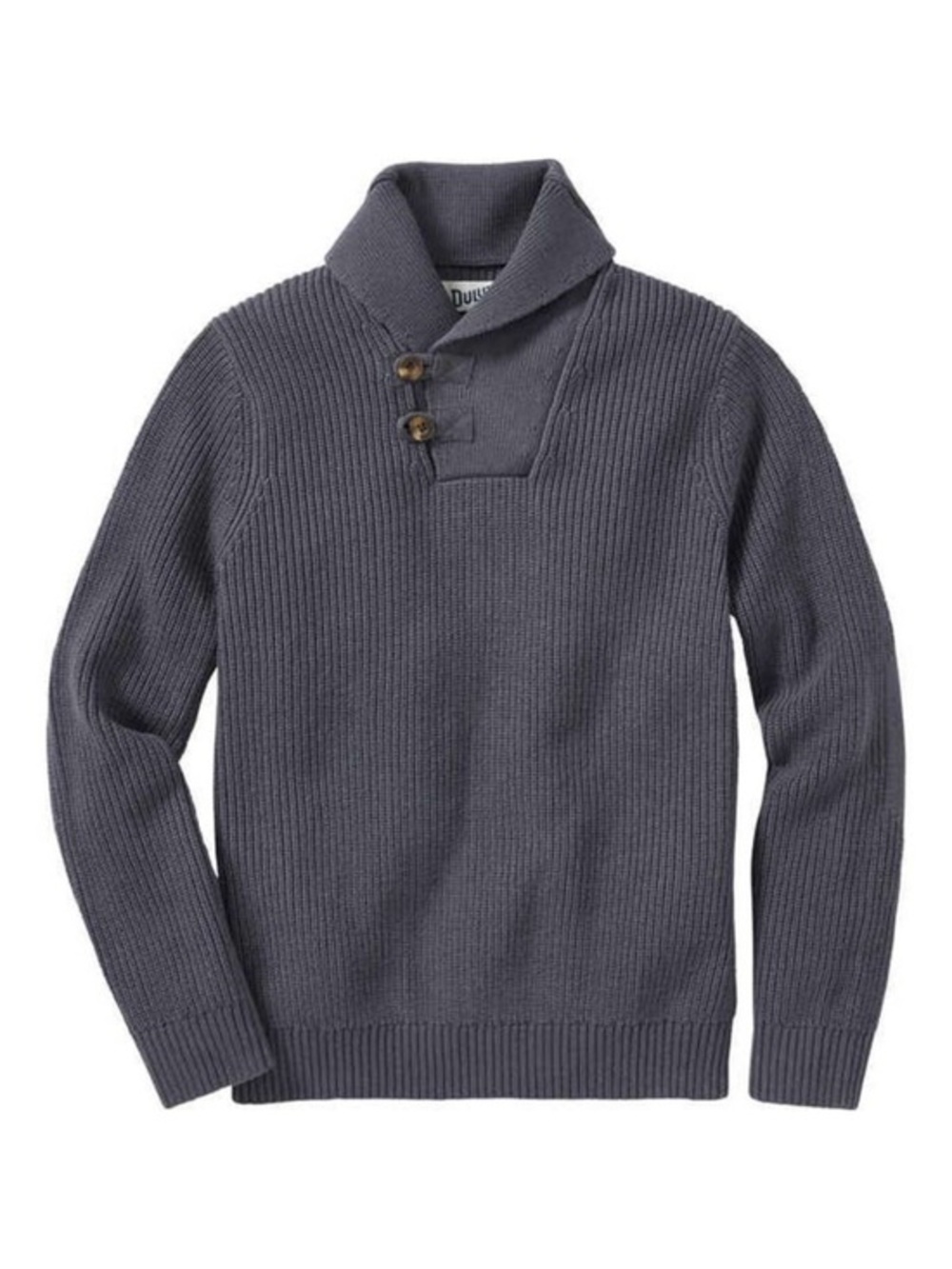 Duluth Trading Co. Men's Duluth Brigadier Shawl Collar Sweater Blue Size 3XL